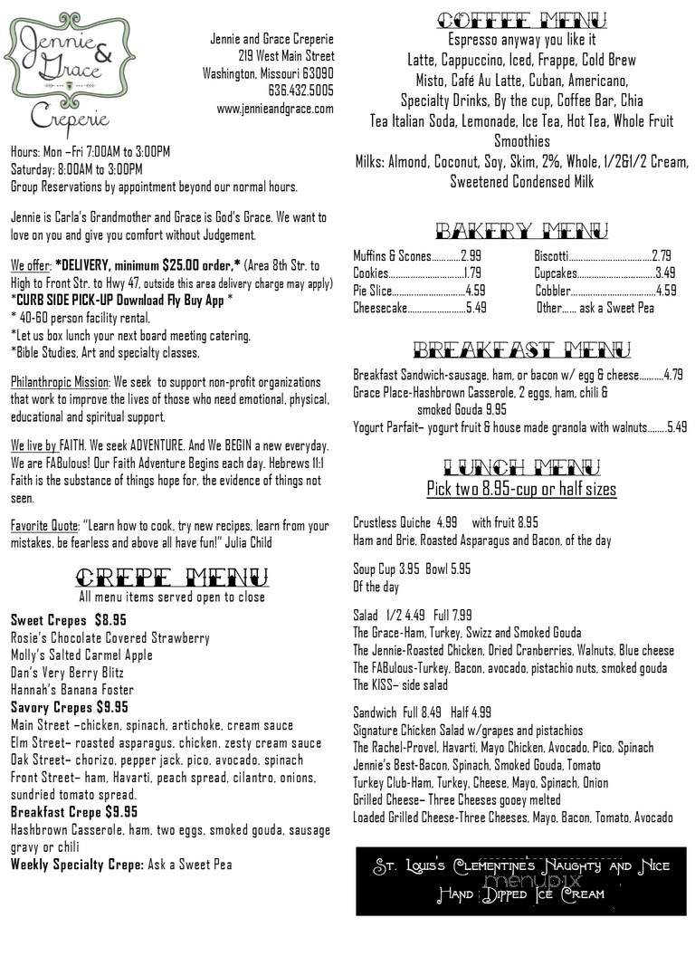 Jennie And Grace Coffee Shop - Washington, MO