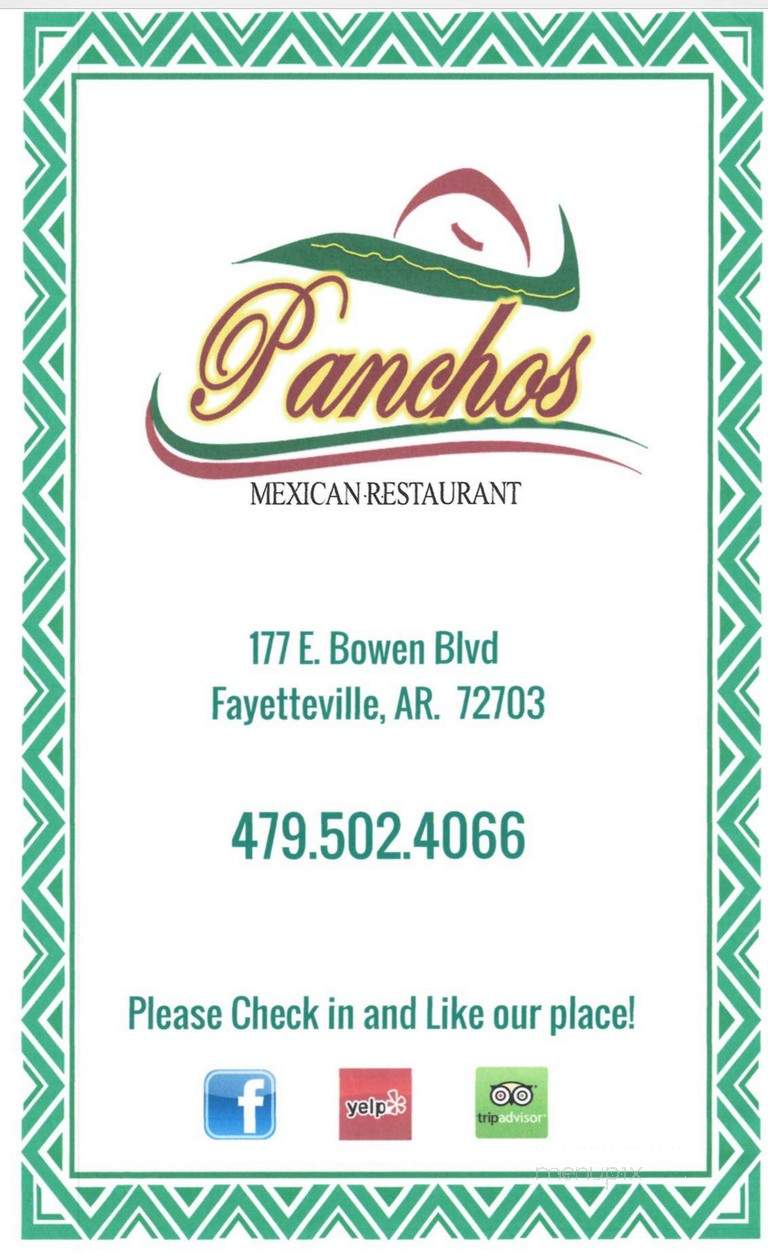 Panchos Mexican Restaurant - Fayetteville, AR