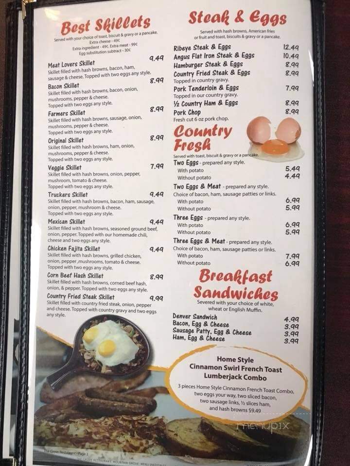 The Grove Family Restaurant - Mountain Grove, MO