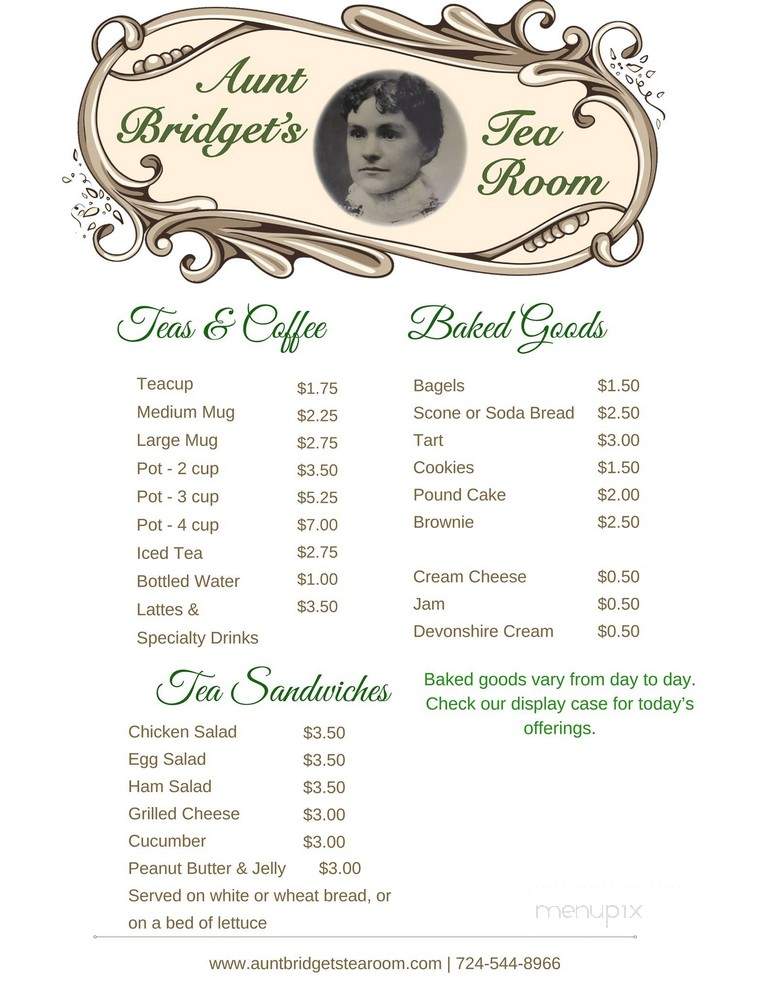 Aunt Bridget's Tea Room - Ambridge, PA