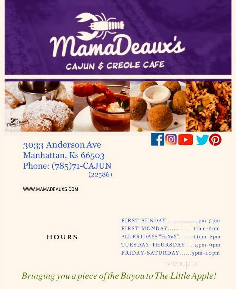 MamaDeaux's Cajun & Creole Cafe - Manhattan, KS