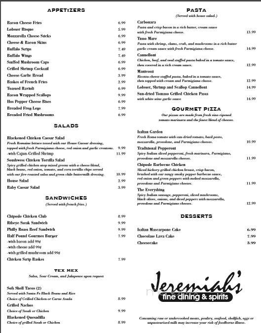 Jeremiah's Restaurant & Lounge - Sikeston, MO