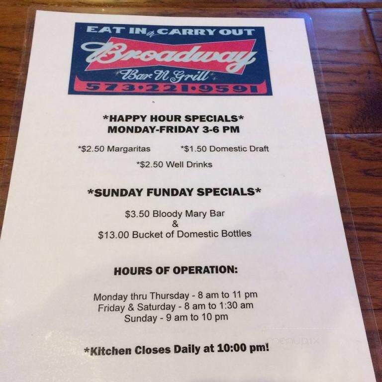 Broadway Bar & Grill - Hannibal, MO