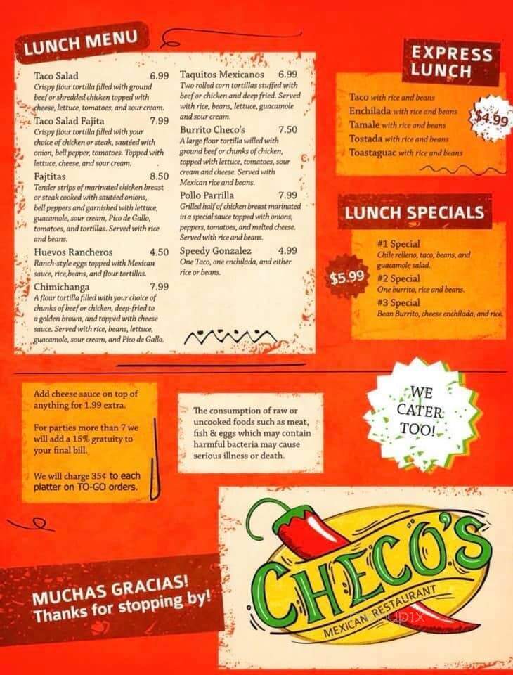 Checo's Mexican Restaurant - Ironton, MO