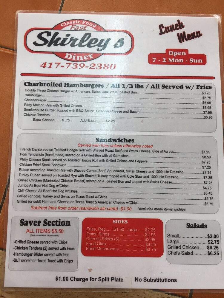 Shirley's Diner - Kimberling City, MO