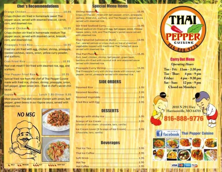 Thai Pepper Cuisine - Harrisonville, MO