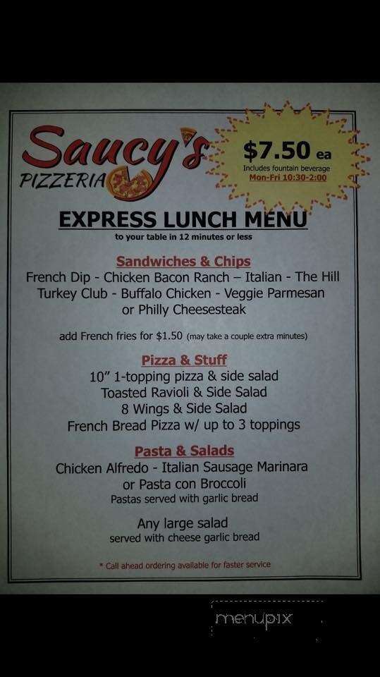 Saucy's Pizzeria - Hillsboro, MO