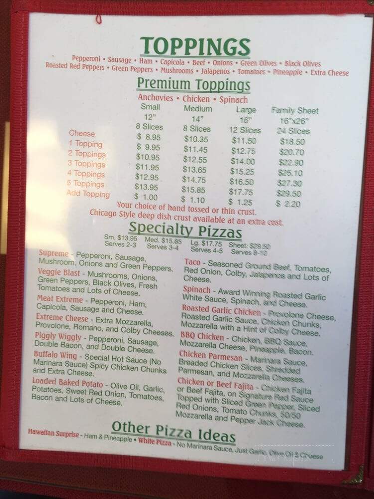 Nima's Pizza - Gassville, AR