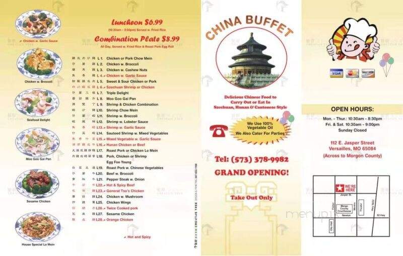 China Buffet - Versailles, MO