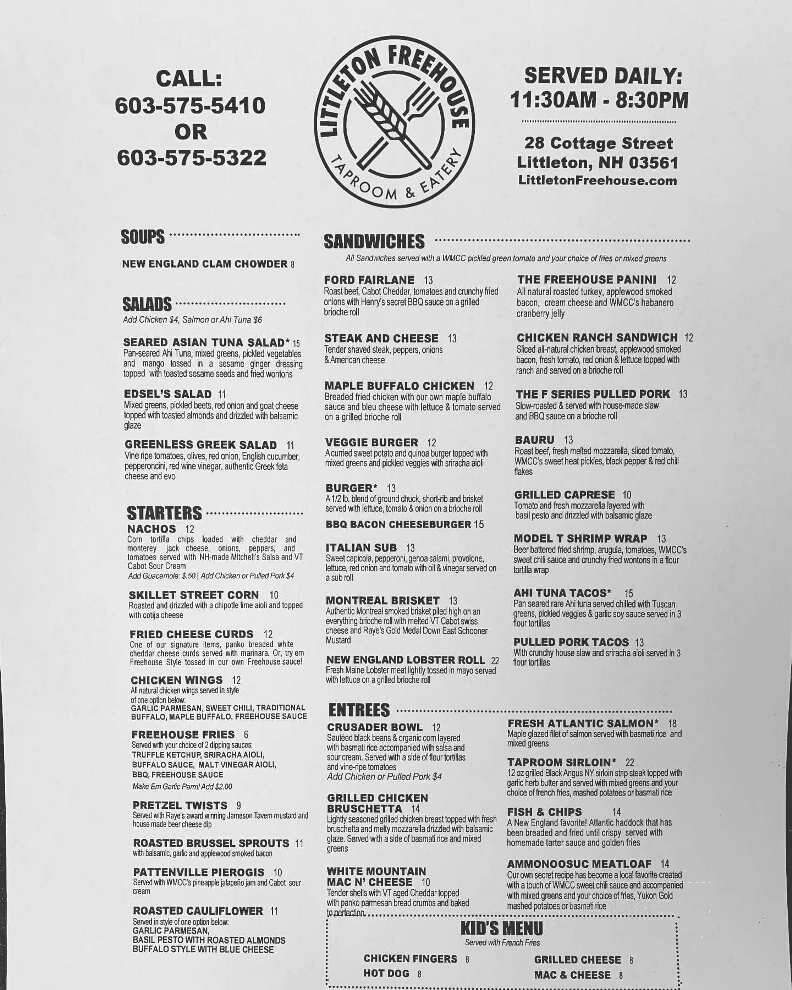 Littleton Freehouse Taproom & Eatery - Littleton, NH