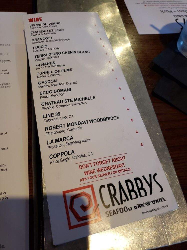 Crabby's Seafood Bar & Grill - Rogers, AR