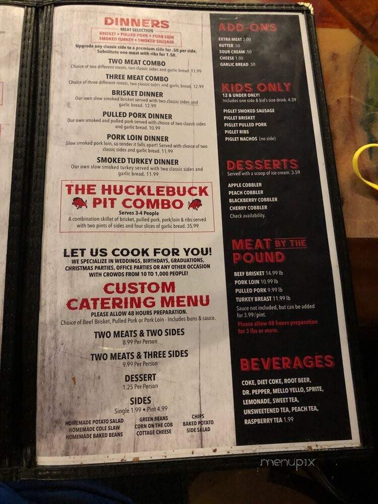 Hucklebuck Smoke & Grill - Seymour, MO