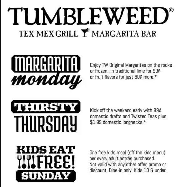 Tumbleweed Southwest Grill - Newark, OH