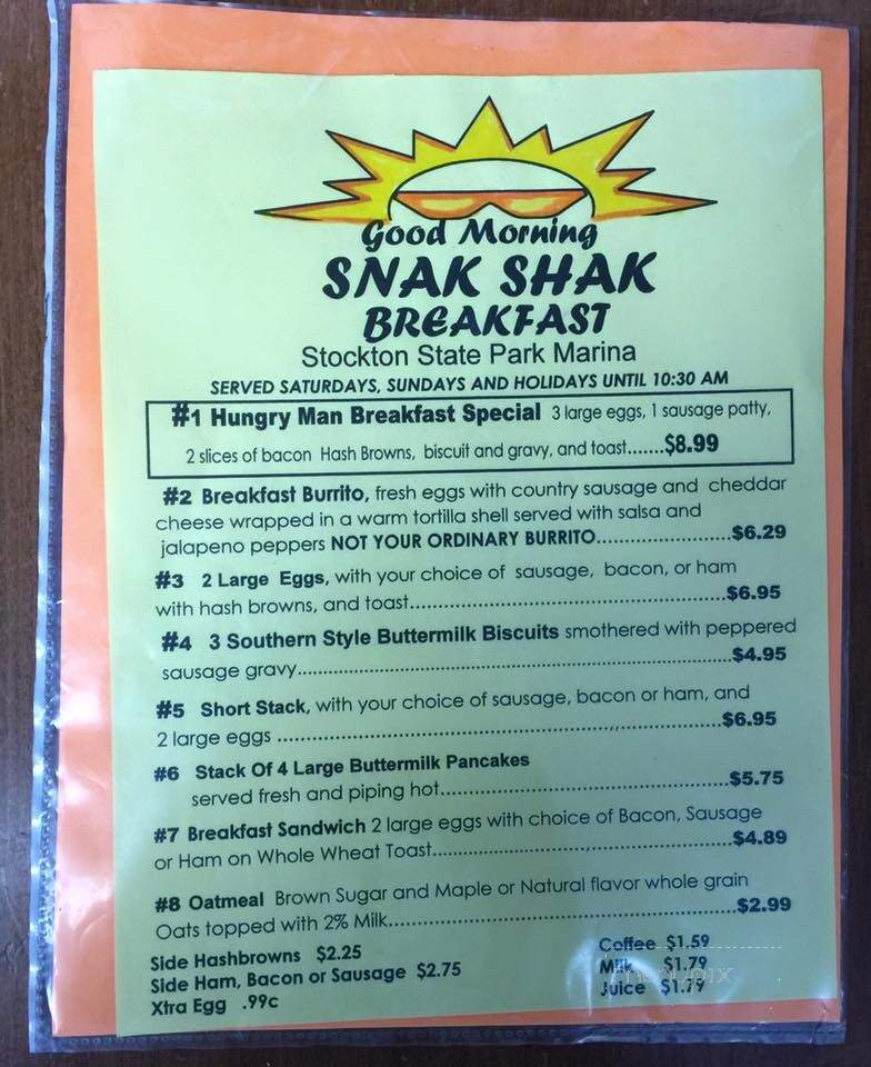 Snack Shack At Stockton State Park Marina - Dadeville, MO