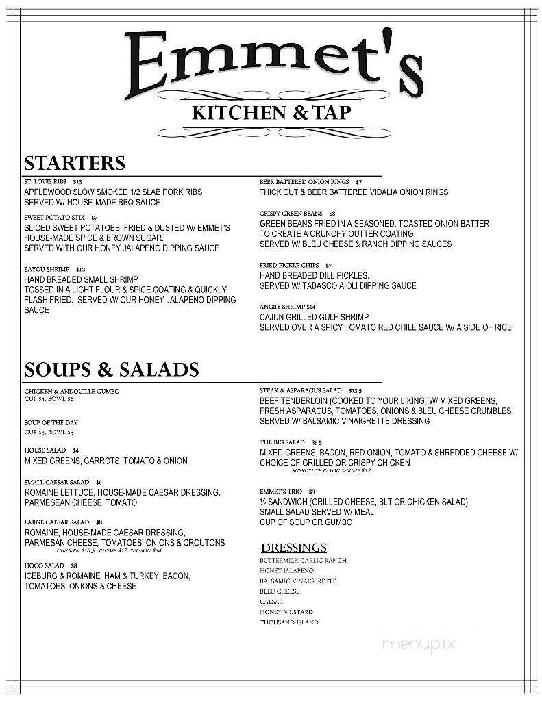 Emmet's Kitchen & Tap - Fayette, MO