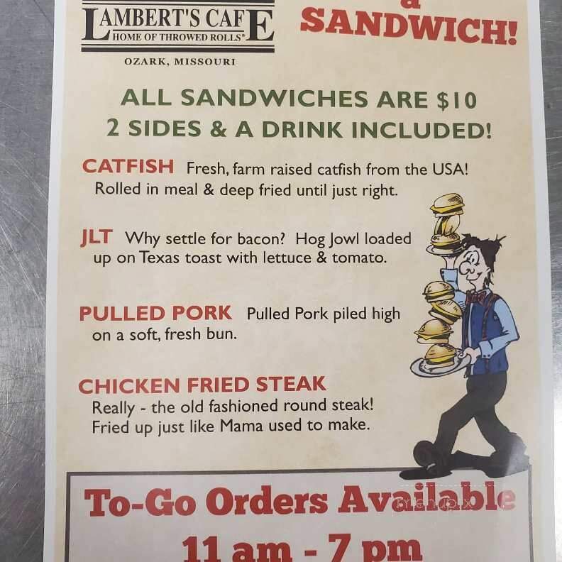 Lambert's Cafe - Ozark, MO