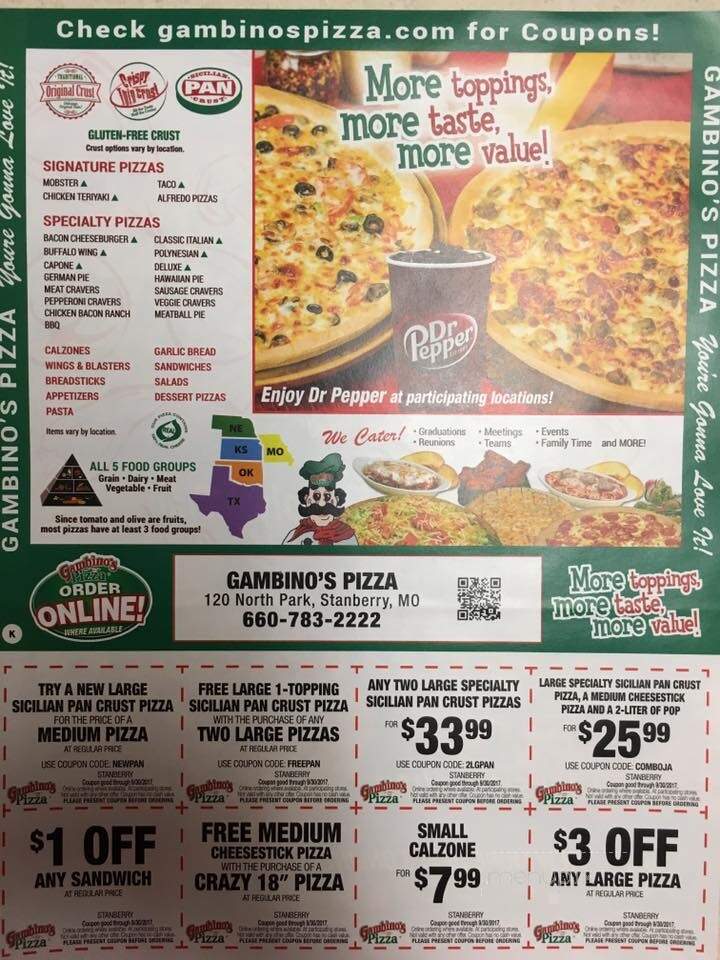 Gambino's Pizza - Stanberry, MO