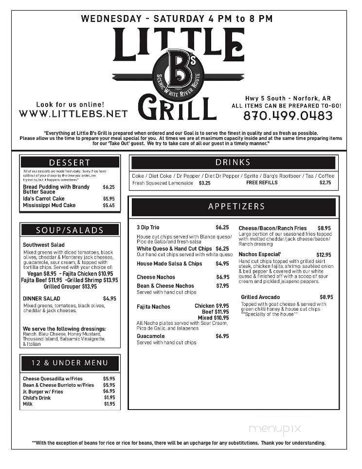 Little B's Grill - Norfork, AR