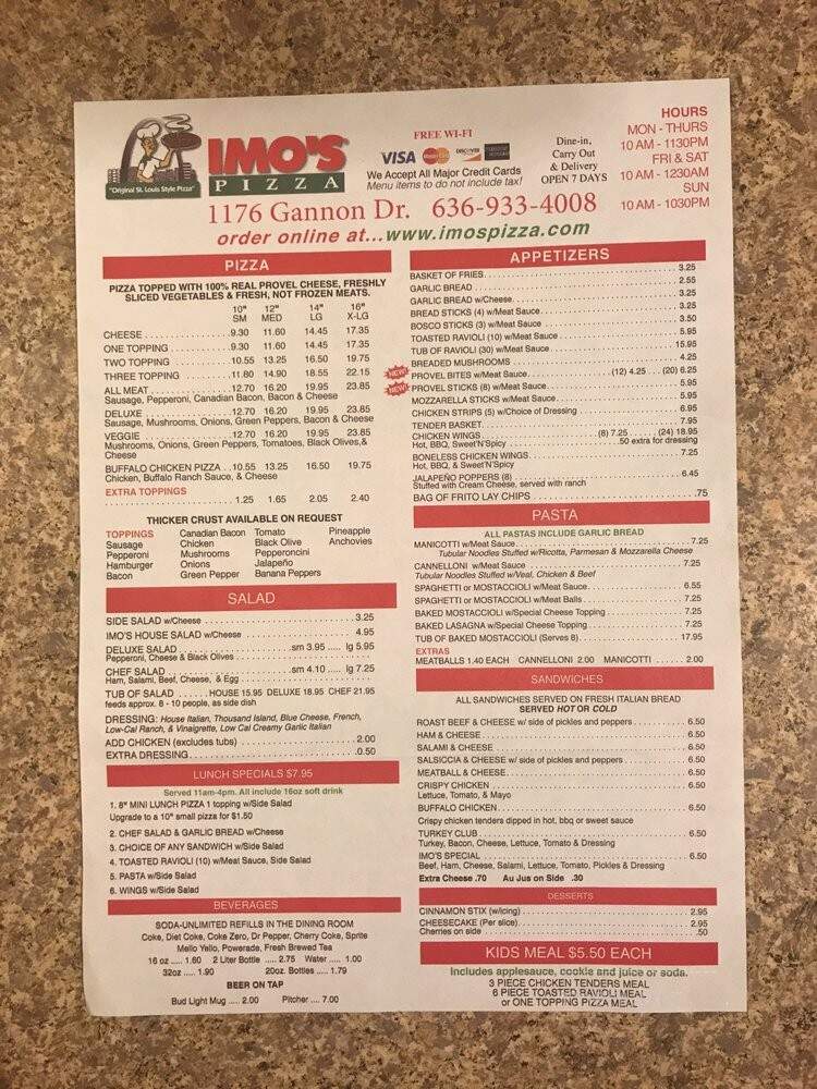 Imo's Pizza - Festus, MO