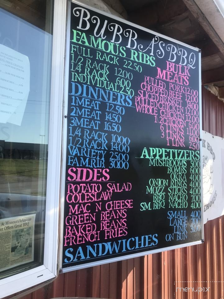 Bubba's BBQ - Pineville, MO